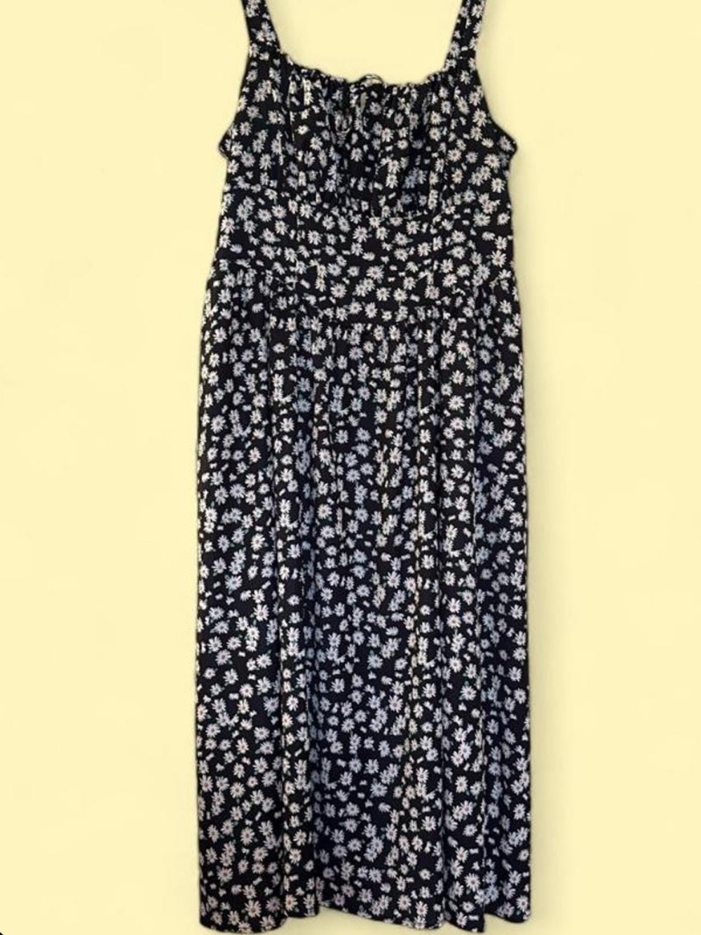 Scarlet Darkness Midaxi floral Milkmaid Dress